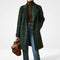 Radegonde windowpane check coat