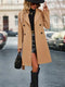 Chic trench coat for women with double row of buttons, perfect for autumn