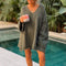 FrenchAlana - Elegant V-neck sweater for autumn