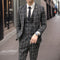 Men's 3-piece wedding guest suit | Plaid