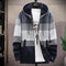 Warm hoodie with zipper for men