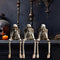 CryptSkulls | Trio tří pryskyřičných lebek - sada duchových soch pro halloweenskou výzdobu