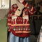 Unisex julesweater med elgmotiv – festlig striktrøje med lange ærmer