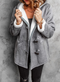 Warm winter coat for women with hood and insulated lining
