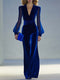 Elegant jumpsuit with tulle sleeves