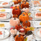 PumpkinPatch | 12 bucăți de dovleci artificiali din catifea - decorațiune de toamnă din spumă & decorațiune de masă pentru Halloween