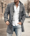 Long elegant trench coat for men