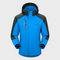 Men's softshell outdoor jacket with hood, windproof membrane, water-repellent finish, and warm lining for autumn