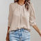Elegant blouse with puff sleeves for women - Eva Autumn Collection