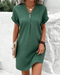 Eloisa - Vestido midi con escote en V para otoño