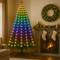 Luces de Navidad LED para árbol de Navidad exterior Decoración navideña exterior controlada de forma inteligente