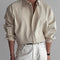 Chemise Plissée pour Homme au Design Minimaliste