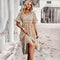 EMERY - Vestido midi de verano con flores