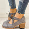 Chaussures à talons pour femmes, à lacets et bride en T