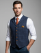 Elegant Men's Suit Vest Classic Cut for Formal and Office Wear