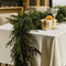 Guirnaldas Artificiales de Pino Decoración Navideña Verde para Mesa