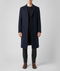 Manteau élégant en laine slim fit pour homme