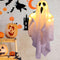 Décoration lumineuse fantôme Halloween - Tissu lumineux