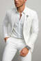 Men's Slim Fit Costume in Wool Blend