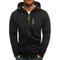 JACKS - Lightweight autumn pullover with zipper and hood for men
