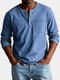 Camicia Henley vintage da uomo