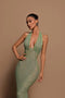 Dlouhé přiléhavé dámské šaty s flitry a americkým průramkem | Třpytivé večerní šaty pro formální příležitosti a zvláštní události