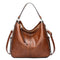 Large vintage style leather bag