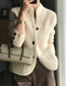 Cashmere cardigan til damer med knapper for stil