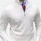 Men's half-zip sweater, spring