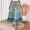 Gonna lunga boho in misto cotone leggero - Edizione Autunno