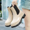 Botas de lluvia ligeras con plataforma para mujer