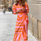 Elise - Abito colorato autunnale alla moda