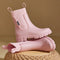 Zapatos de lluvia impermeables de corte bajo para mujer