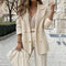 Elegant women's autumn silk blazer jacket