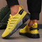 Åndbare og lette sneakers til mænd med stødabsorberende og skridsikker sål – komfort og ydeevne