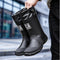 Botas de lluvia de caucho hasta media pantorrilla para hombre