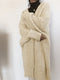 Comfortable long wool vest for women