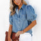 FREJA | Casual denim shirt for autumn