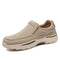 Chaussures décontractées en toile pour homme beige