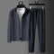 Ensemble de détente pour hommes | Ensemble 2 pièces avec veste et pantalon | Matière douce et design moderne