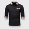 Tommy Polo | Polo a maniche lunghe con colletto patchwork da uomo