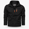 Men's autumn outdoor jacket with water-repellent layer and sporty zipper