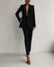 Two-piece set for women with blazer and slim pants