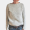 Casualowy damski sweter z nakrapianą fakturą