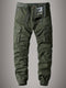 Paweł cargo joggers for men – Stylish embroidered multi-pocket pants