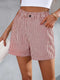Gertrude - Striped pants with slanted pockets