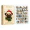 Calendar de Advent 2026 „Numărătoarea inversă până la Crăciun” cu figurine de carlini (24 de zile) – Decorațiune festivă, accesorii pentru petrecere, ideal pentru șosete de Crăciun, birou, masă sau sufragerie.