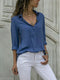 Elegant chiffon blouse for autumn