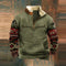 Men's jumpers | Warm vintage sweater | Casual sweater with zipper