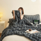 Coperta morbida in pile, calda e reversibile